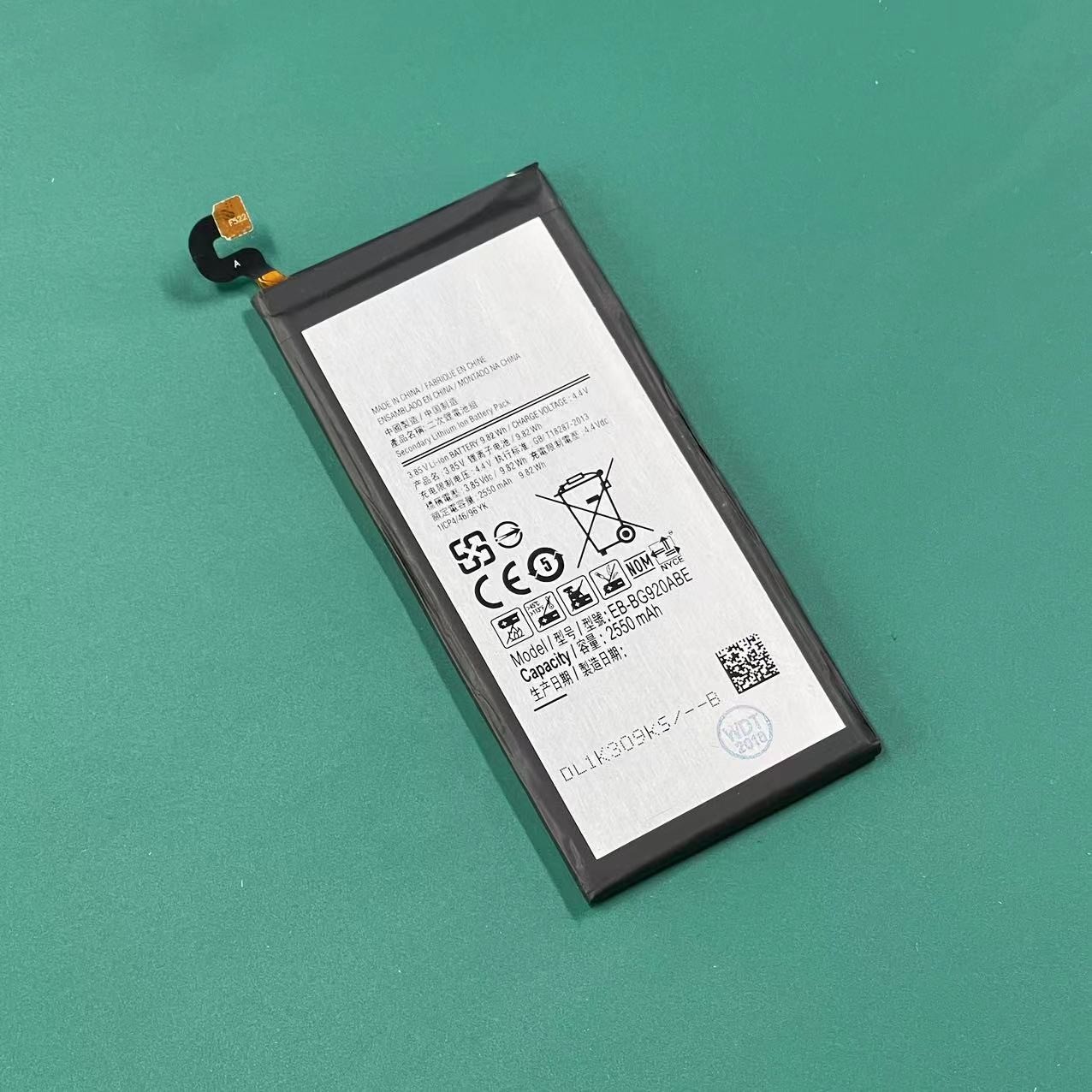 Smart Cell Phone Original Replacement Battery for Samsung Note 8